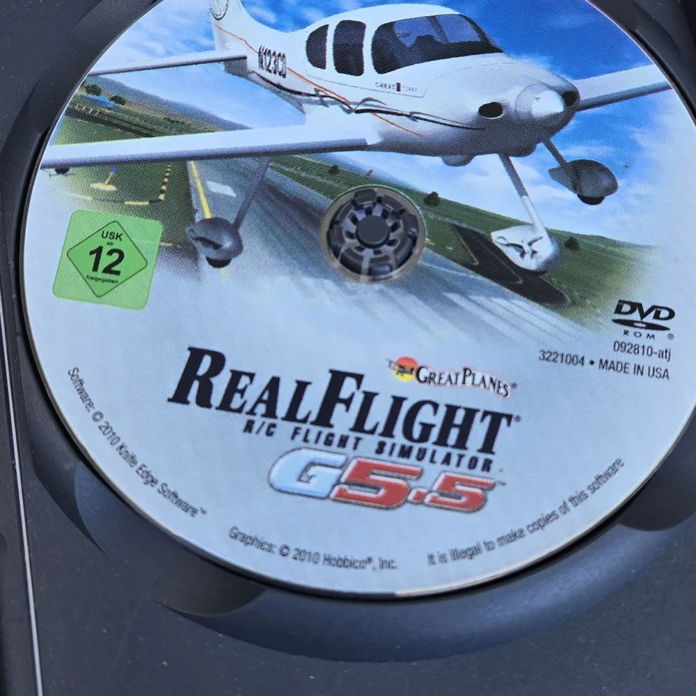 Futaba RealFlight R/C Flight Simulator Interlink Elite USB Controller + F5.5GAME